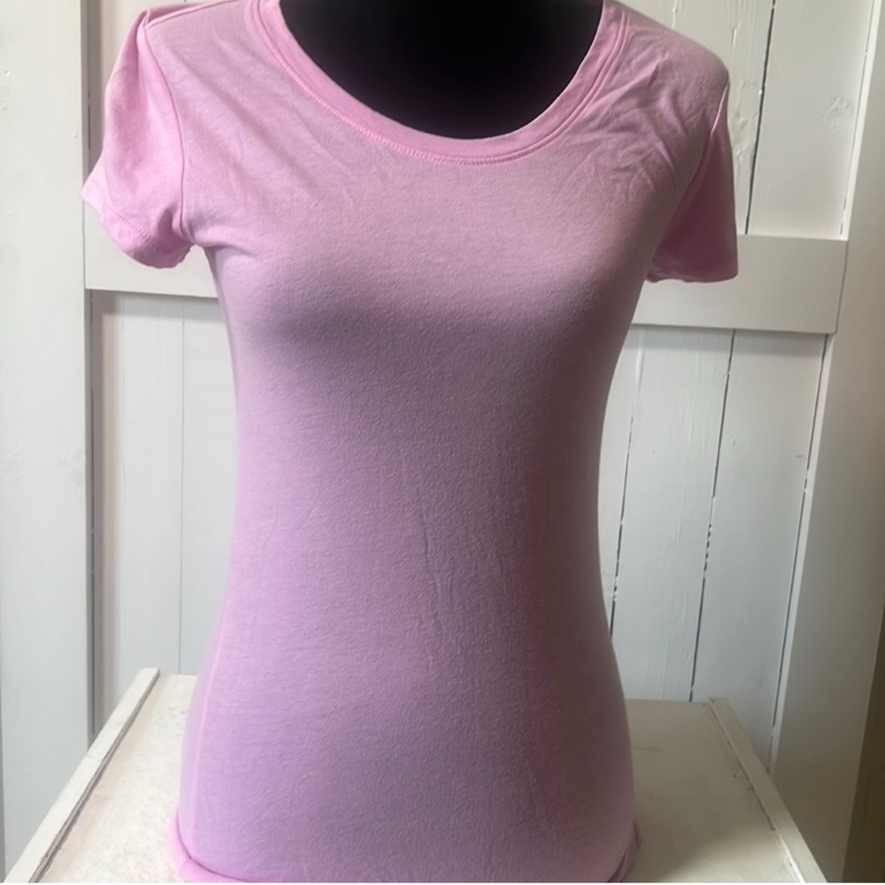 No Boundaries Purple Fitted Short Sleeve Tee